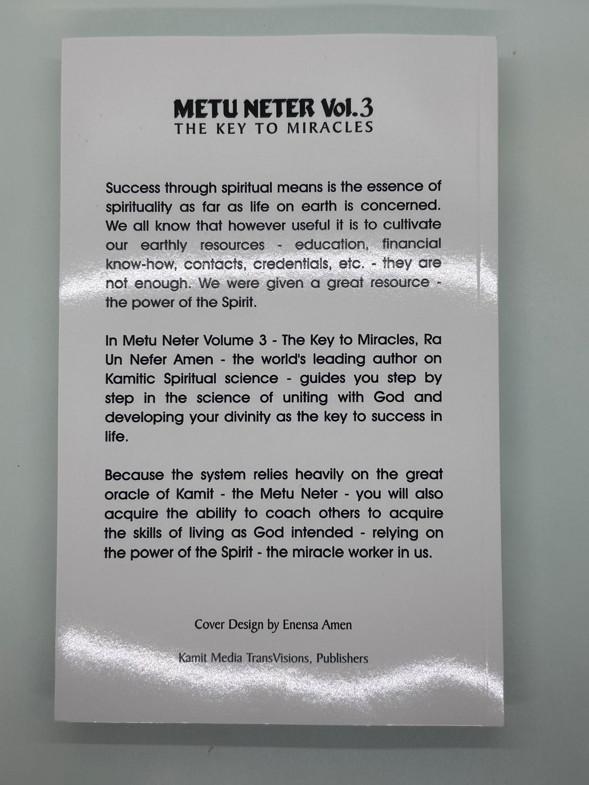 Metu Neter Volume 3