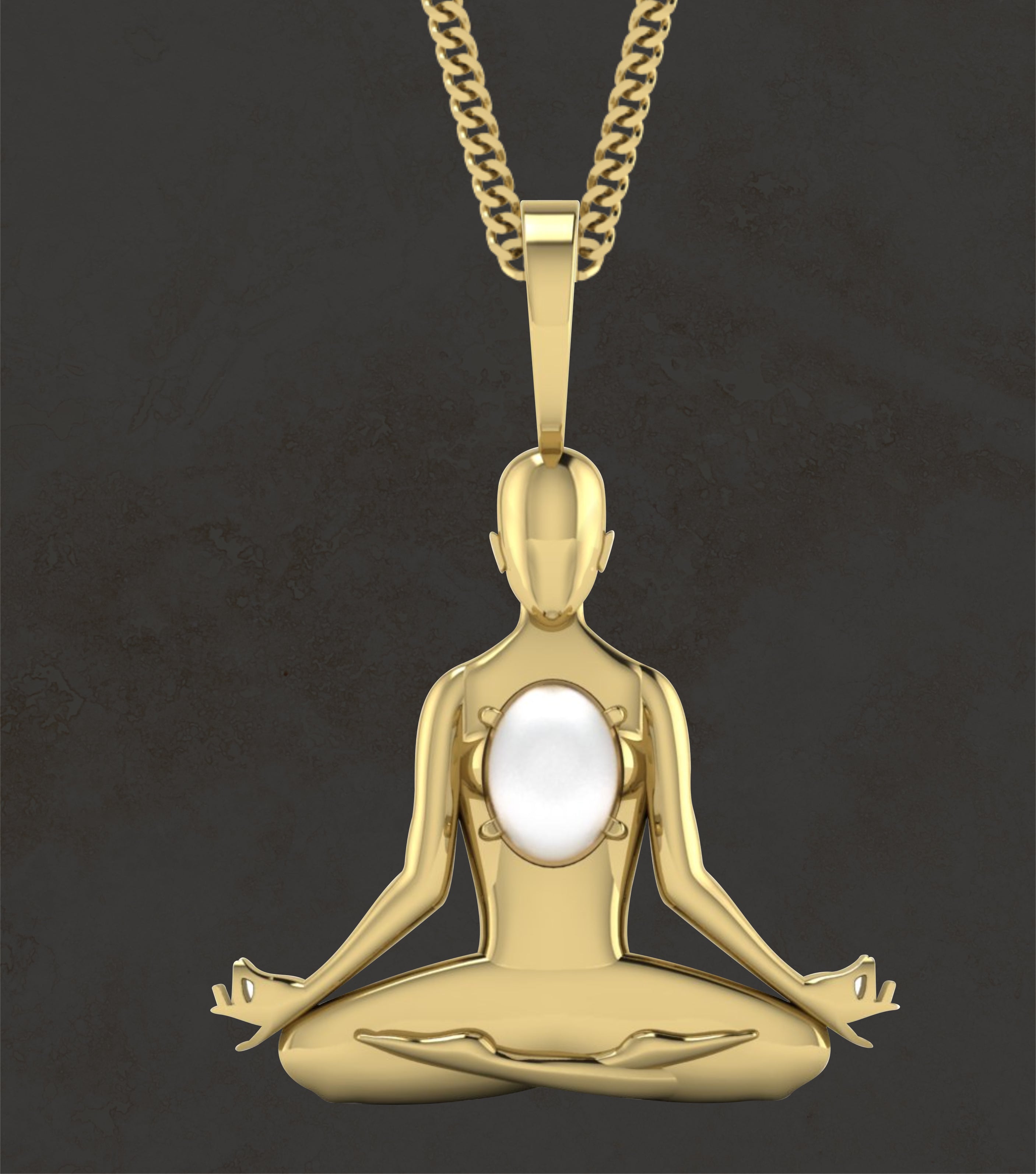 Padmasana "Lotus Pose" Pendant