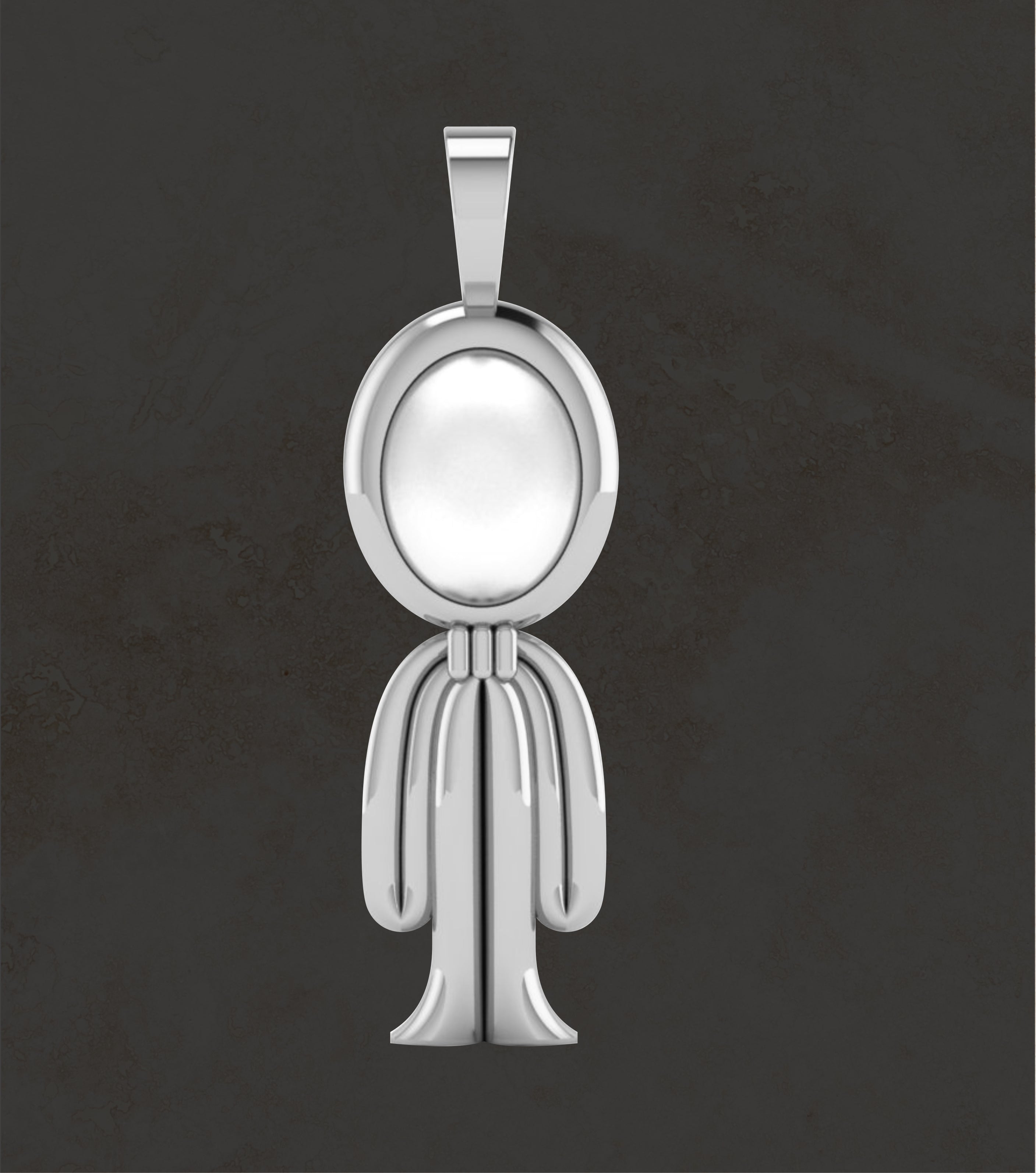 Sterling Silver Tet Pendant