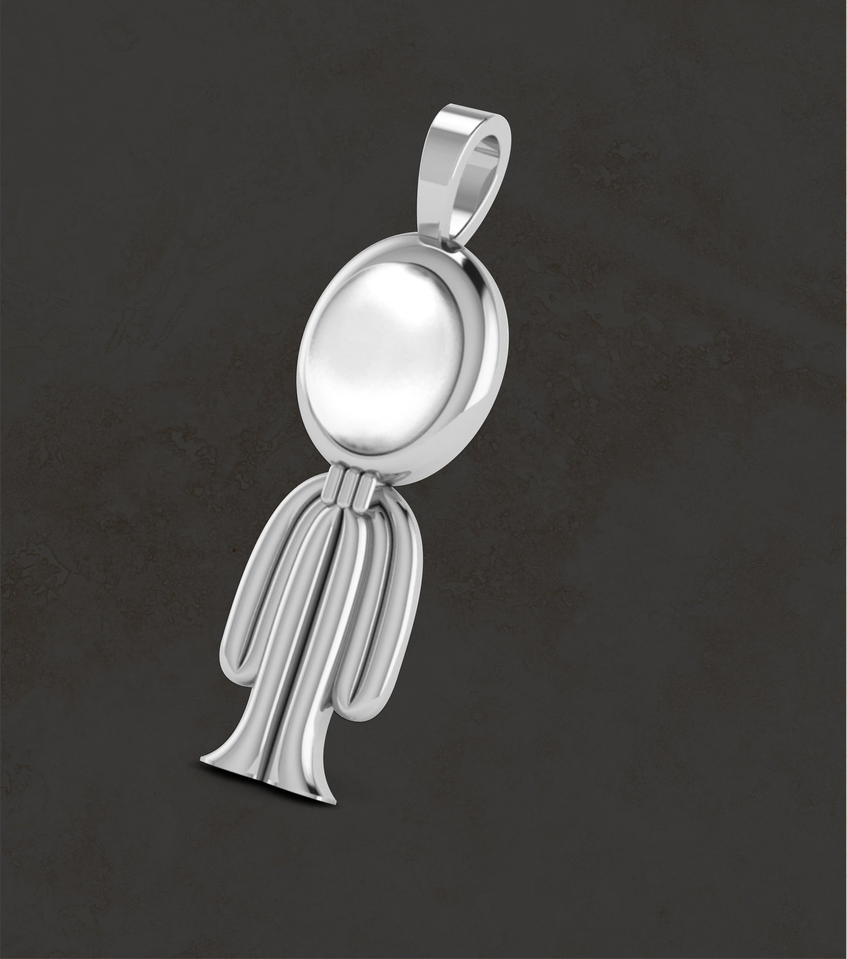 Sterling Silver Tet Pendant